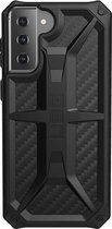 UAG - Samsung Galaxy S21 Plus Hoesje - Back Case Monarch Carbon Fiber