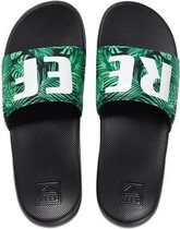 Reef Heren One Slide Slippers Green Palm Maat EU 45