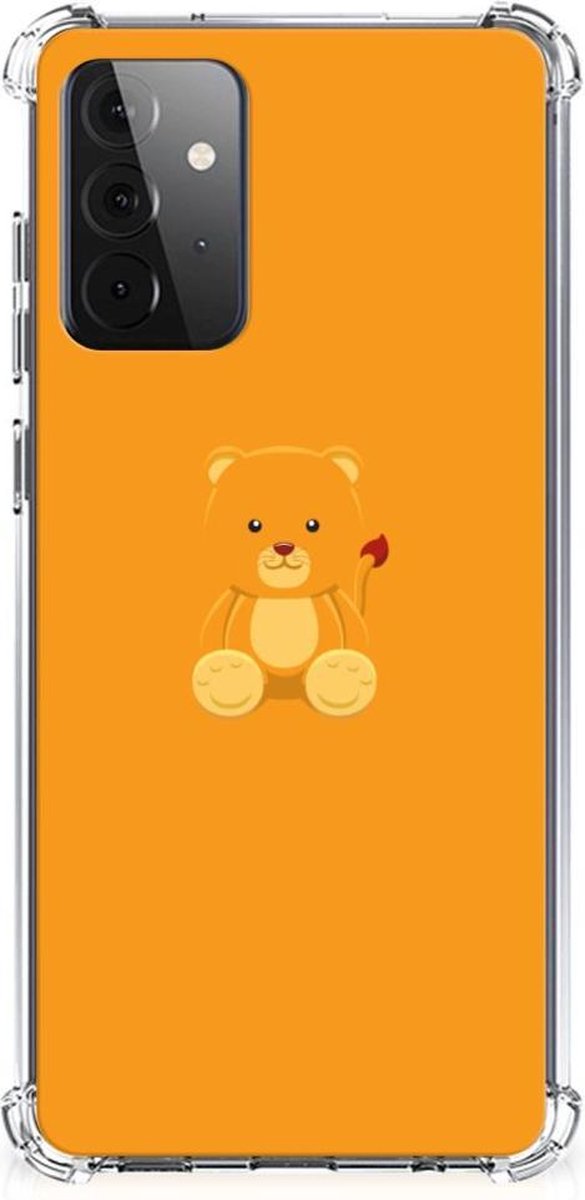 Samsung Galaxy A72 4G/5G Stevig Bumper Hoesje Baby Beer