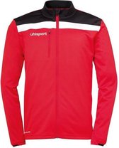 Uhlsport Offense 23 Poly Jacket Rood-Zwart-Wit Maat L