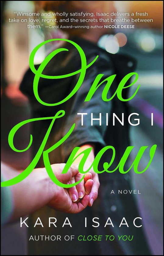 One Thing I Know - cover