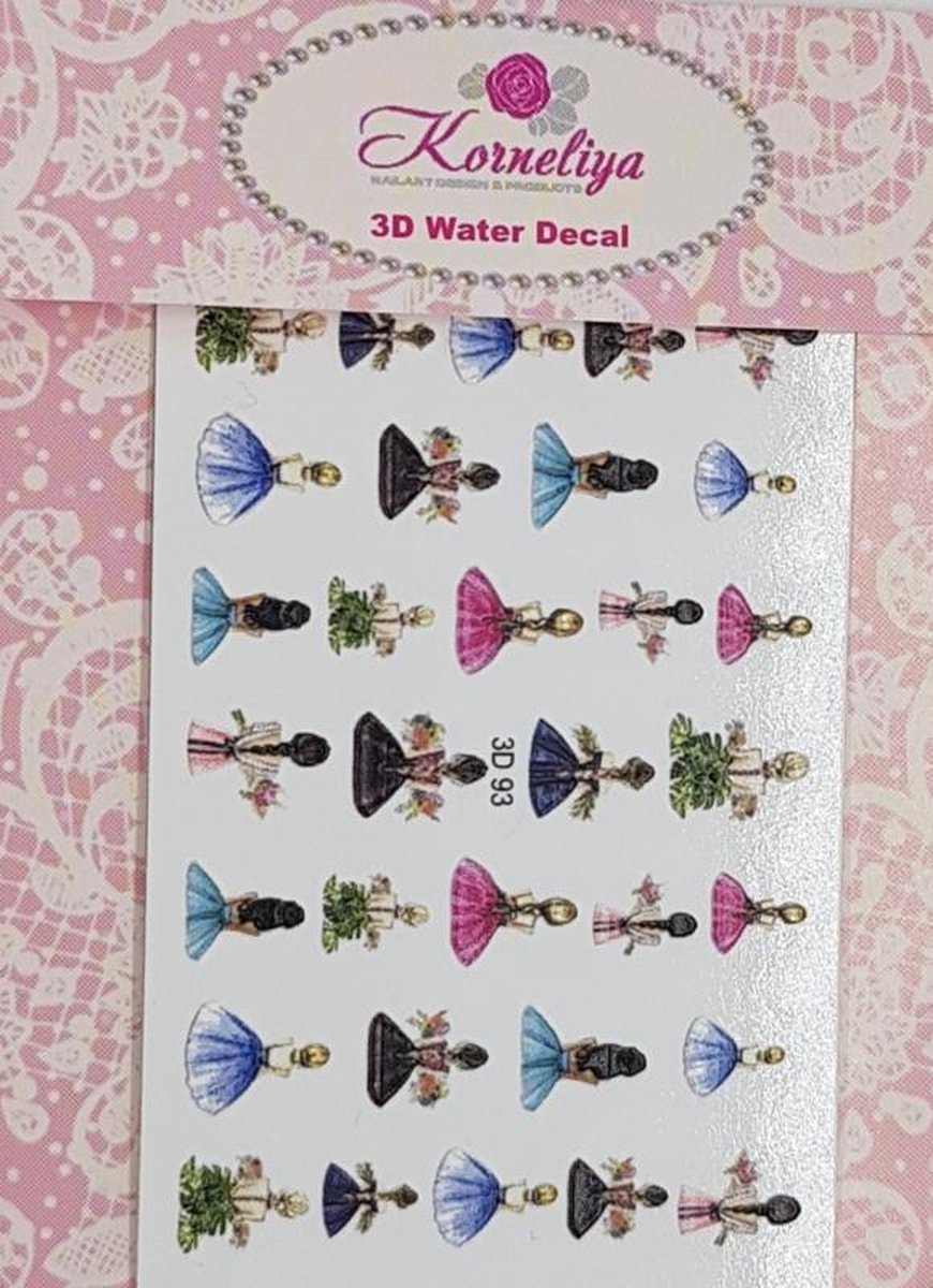 Goedkoopste Korneliya 3D Waterdecal - 3D 093