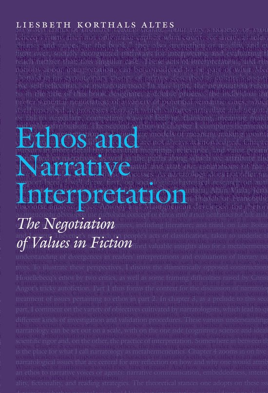 Frontiers of Narrative - Ethos and Narrative Interpretation - cover