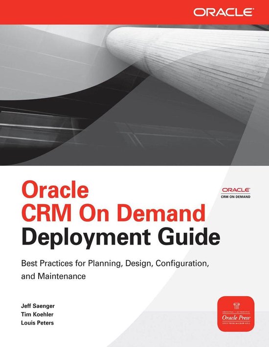 Oracle Crm on Demand Deployment Guide - cover