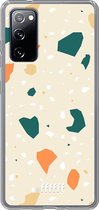 6F hoesje - geschikt voor Samsung Galaxy S20 FE - Transparant TPU Case - Terrazzo N°1 #ffffff