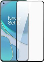 Shop4 - OnePlus 8T Glazen Screenprotector - Edge-To-Edge Gehard Glas Transparant