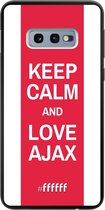 6F hoesje - geschikt voor Samsung Galaxy S10e -  TPU Case - AFC Ajax Keep Calm #ffffff