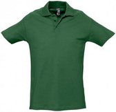 SOLS Heren Lente II Korte Mouw Zwaarlijvig Poloshirt (Bosgroen)