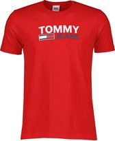 Tommy Jeans T-shirt - Modern Fit - Rood - L