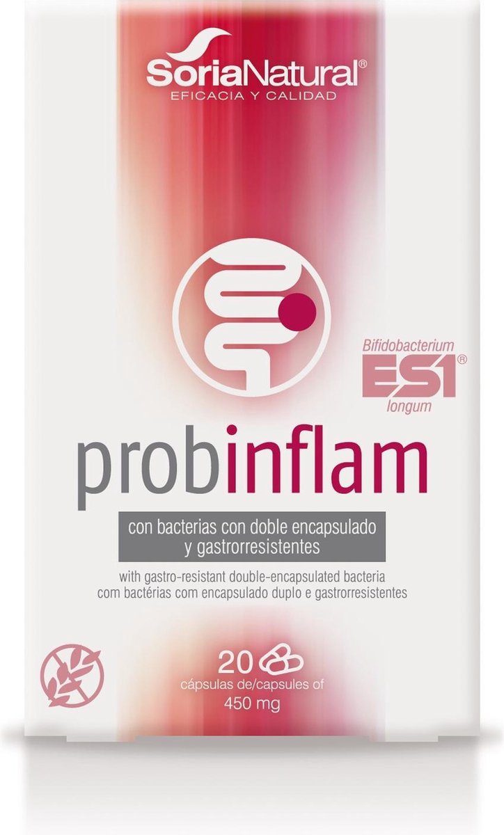 Soria Natural Probinflam 450 Mg 20 Capsules