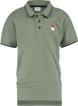 Vingino Poloshirt Jongens Katoen Legergroen Maat 140