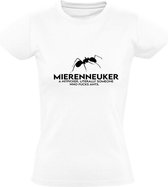 Mierenneuker Dames t-shirt | dier | dierendag | prutser | grappig | cadeau | Wit