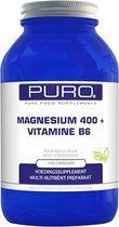 Puro Magnesium 400 + Vitamine B6 Capsules Ontspannen Spieren 180capsules