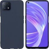 iMoshion Color Backcover Oppo A73 (5G) hoesje - donkerblauw