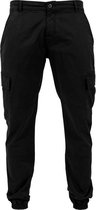 Urban Classics Cargo broek -Taille, 32 inch- Washed Twill Zwart