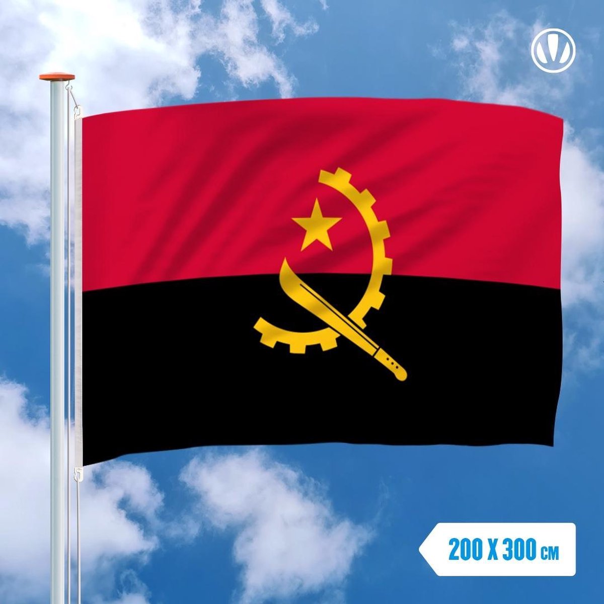 drapeau Angola 100x150cm