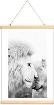 JUNIQE - Posterhanger A Softer Side -30x45 /Grijs & Wit