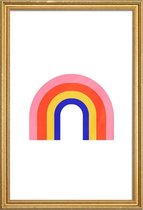 JUNIQE - Poster met houten lijst Rainbow -30x45 /Kleurrijk