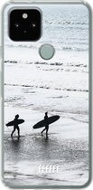 6F hoesje - geschikt voor Google Pixel 5 -  Transparant TPU Case - Surfing #ffffff