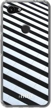 6F hoesje - geschikt voor Google Pixel 3a -  Transparant TPU Case - Mono Tiles #ffffff