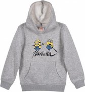 Minion sweater / hoodie - grijs - maat 92/98 (3 jaar)