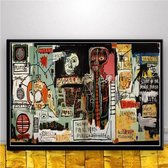 Jean Michel Basquiat Poster 1 - 60x80cm Canvas - Multi-color