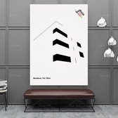 Home Decor Bauhaus Tel Aviv Poster - 40x60cm Canvas - Multi-color