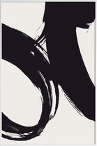JUNIQE - Poster in kunststof lijst Dune -40x60 /Wit & Zwart