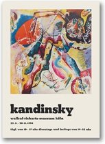 Wassily Kandinsky Poster 3 - 60x80cm Canvas - Multi-color