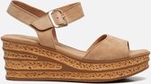 Gabor Sandalen met sleehak beige - Maat 37