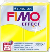 FIMO® Effect, neon geel, 57 gr/ 1 doos