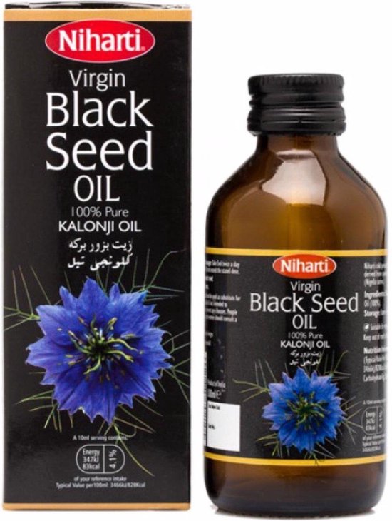 Huile De Nigelle Bio 100 Ml - Pure Et Naturelle, Pour La Peau Et Les Cheveux