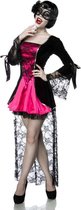 Mask Paradise - Gothic Vampire Kostuum - Zwart/Roze