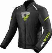 REV'IT! Sprint H2O Black Neon Yellow Motorcycle Jacket 2XL - Maat - Jas