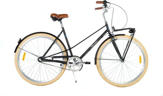 Wheelerz fiets 'Elite' 28 inch matzwart | unisex | rijklaar | bol.com