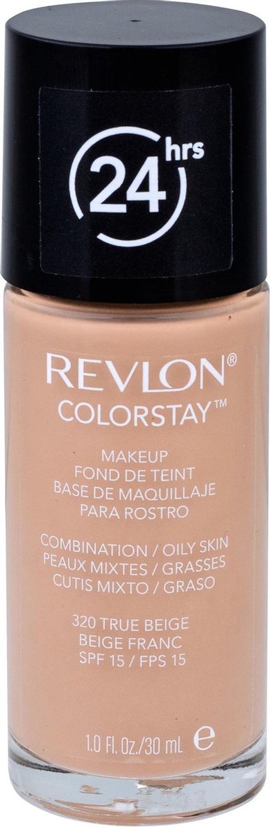 Goedkoopste Revlon Colorstay Foundation With Pump Oily Skin - 320 True Beige