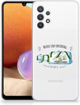 Bumper Hoesje Samsung Galaxy A32 4G | A32 5G Enterprise Editie Smartphone hoesje Boho Bottle