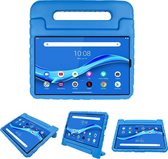 Coque arrière iMoshion Kidsproof avec poignée Housse pour tablette Lenovo Tab M10 Plus - Blauw