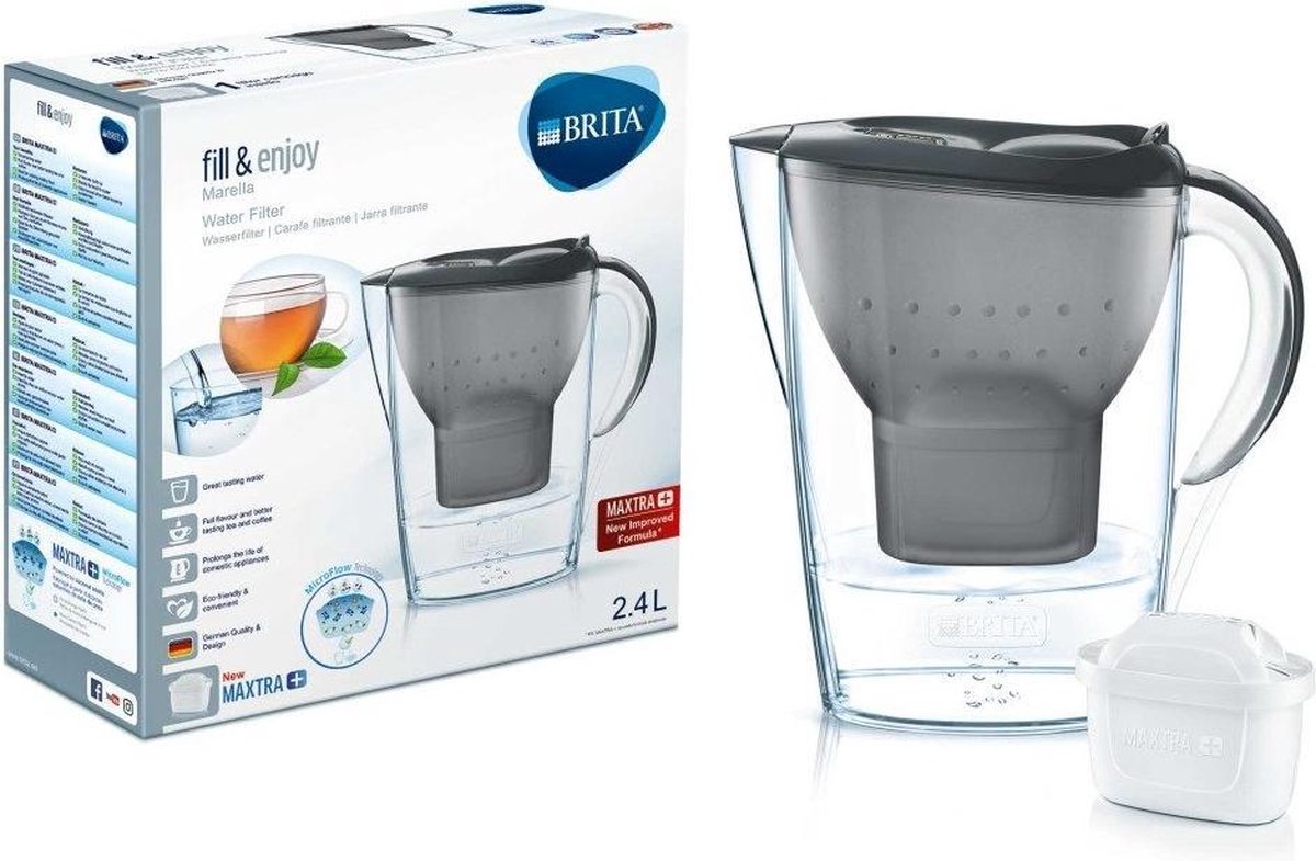 Bol Com Brita Fill Enjoy Marella Cool Waterfilterkan Graphite