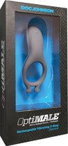 Rechargeable Vibrating C-Ring - Grey - Cock Rings - Clitoral Stimulators