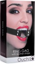 Ring Gag - Black - One Size - Gags