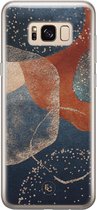 Samsung Galaxy S8 siliconen hoesje - Abstract Terracotta - Soft Case Telefoonhoesje - Multi - Print