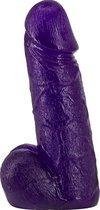 So Real Dong with Balls - 18cm - Purple