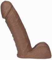 Vac-U-Lock - 8 Inch Realistic Cock Brown