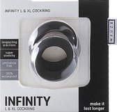 Infinity - L and XL Cockring - Black
