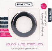 Round Cock Ring - Black - Medium