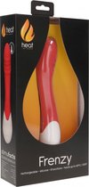 Frenzy - Rechargeable Heating G-Spot Vibrator - Red