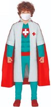 Fiestas Guirca Verkleedpak Super Dokter Junior Rood Mt 3-4 Jaar