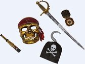 Rubie's Verkleedaccessoires Piratenset Junior Polycarbonaat Goud/zilver