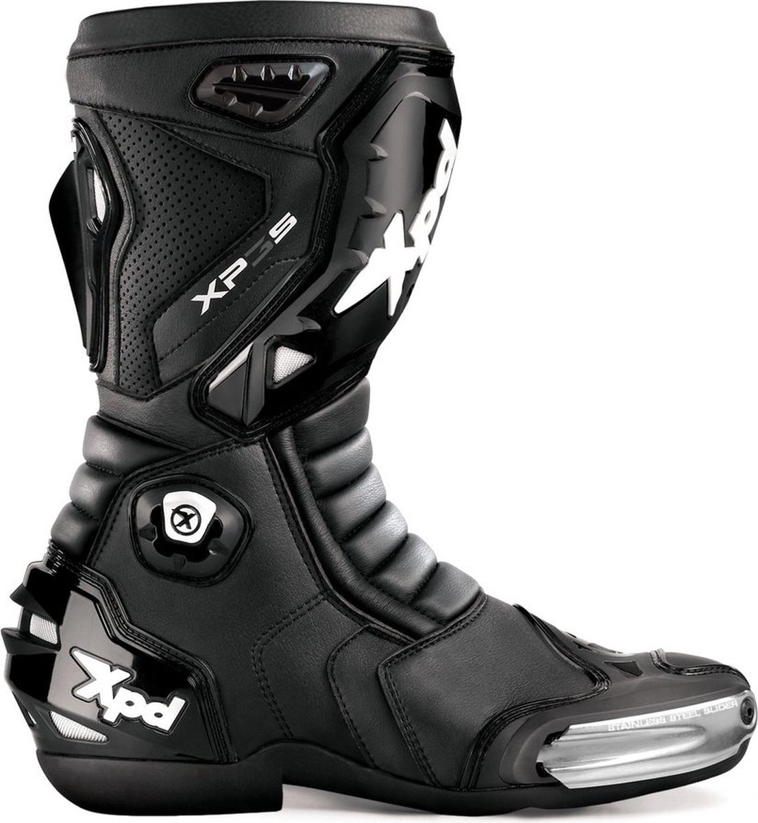 XPD XP3-S Black Motorcycle Boots 46